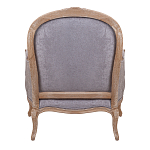 Кресло Ava Classical Armchair brown and grey velour варинант исполнения - 3 | Loft Concept в Самаре