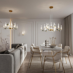 Люстра с декоративными птицами Ganthea D 93 см варинант исполнения - 4 | Loft Concept в Самаре