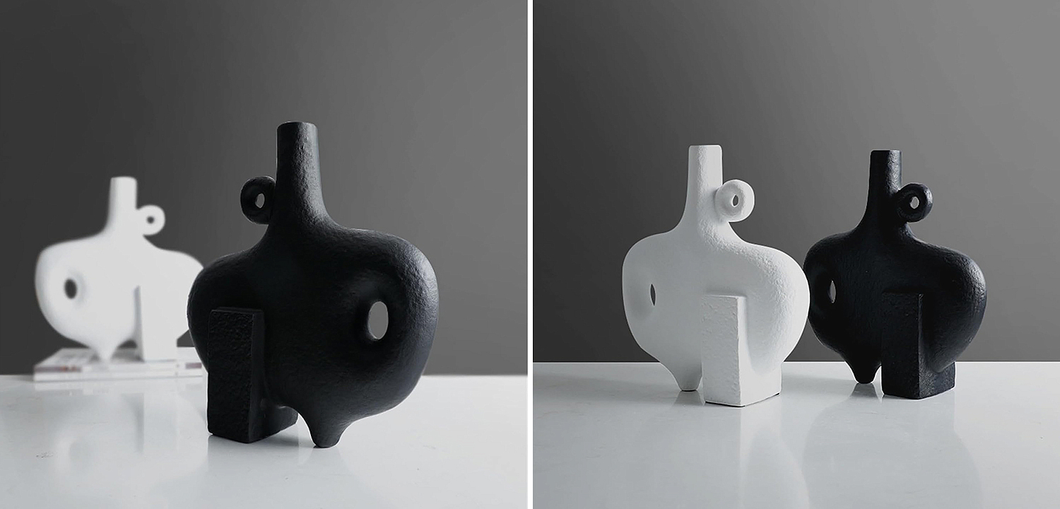 Ваза Molecule Collection Nao Black Vase Ваза Molecule Collection Nao Black Vase - Loft-Concept в Самаре