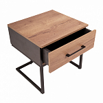 Тумба прикроватная с ящиком в стиле лофт Urban Style Space варинант исполнения - 2 | Loft Concept в Самаре