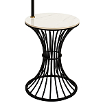 Торшер с абажуром и приставным столом Fazio Lighting and Furniture Floor Lamp варинант исполнения - 2 | Loft Concept в Самаре