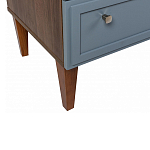 Комод серый из массива бука с 3-мя ящиками Wenge Light варинант исполнения - 4 | Loft Concept в Самаре