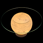 Торшер - журнальный стол Cryptocrystalline Stone варинант исполнения - 7 | Loft Concept в Самаре