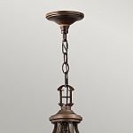 Люстра бронзового цвета с бежевыми абажурами из органзы в классическом стиле Hinkley варинант исполнения - 4 | Loft Concept в Самаре