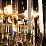 Бра цвета никель с изогнутыми хрустальными элементами Radiant Ribbons варинант исполнения - 7 | Loft Concept в Самаре