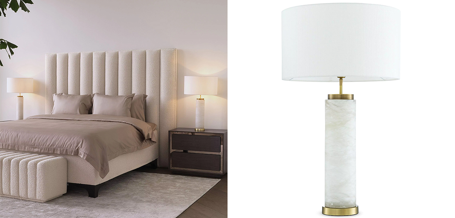 Настольная лампа Eichholtz Table Lamp Lxry Alabaster Настольная лампа Eichholtz Table Lamp Lxry Alabaster - Loft-Concept в Самаре