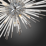 Дизайнерский светильник с лучами Morning Sun Chandelier Silver варинант исполнения - 1 | Loft Concept в Самаре