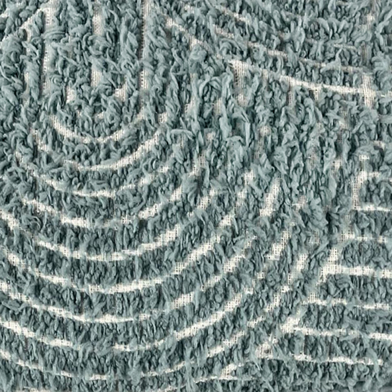 Мебельная ткань Букле зеленый цвет 140 см T2-47  в Самаре | Loft Concept 