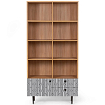 Широкий стеллаж с принтом Elise Rack варинант исполнения - 4 | Loft Concept в Самаре