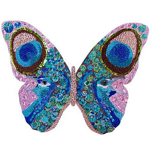 Картина “Peacock Bedazzled Butterfly Cut Out”