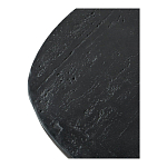 Столик кофейный черного цвета с овальной столешницей и круглым основанием Black Dalmen Table варинант исполнения - 7 | Loft Concept в Самаре