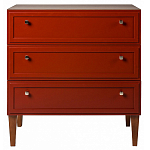 Комод красный из массива бука с 3-мя ящиками Wenge Light варинант исполнения - 2 | Loft Concept в Самаре