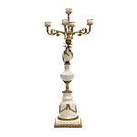 Подсвечник белый Попугай из фарфора с бронзовыми элементами Eden Garden варинант исполнения - 2 | Loft Concept в Самаре