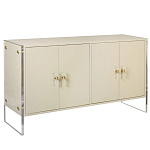 Комод бежевый на прозрачных боковых ножках Stingray Beige Dresser варинант исполнения - 1 | Loft Concept в Самаре