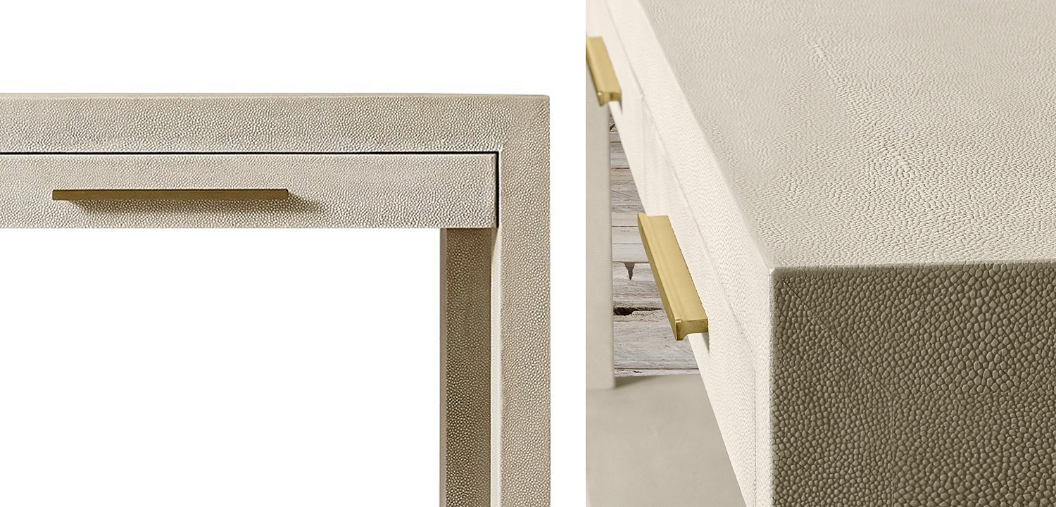Charles Stingray Texture Console Ivory Консоль скат Charles Stingray Texture Console Ivory Консоль скат - Loft-Concept в Самаре