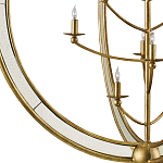 Люстра круглая с состаренными зеркальными элементами на корпусе Sample of Purity варинант исполнения - 1 | Loft Concept в Самаре