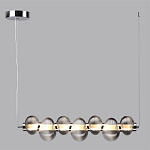 Подвесной светильник линейный с 7-ю рифлеными стеклянными шарами Marcelh Light варинант исполнения - 8 | Loft Concept в Самаре