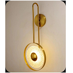 Бра бронзовое с прозрачным стеклянным плафоном Suspension варинант исполнения - 1 | Loft Concept в Самаре