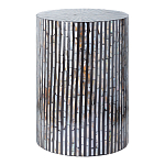 Столик с инкрустацией с перламутровым узором Dominic Black варинант исполнения - 1 | Loft Concept в Самаре