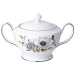 Чайный сервиз из фарфора с рисунком цветов на 6 персон 14 предметов Garden Whisper Porcelain Set  варинант исполнения - 4 | Loft Concept в Самаре