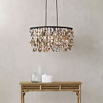 Люстра овальная с подвесками из устричных раковин Sea Ravens варинант исполнения - 4 | Loft Concept в Самаре