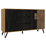 Комод с 3-мя ящиками и дверцей Stone Effect варинант исполнения - 2 | Loft Concept в Самаре