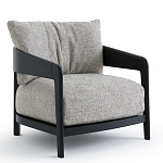 Кресло с каркасом из массива ясеня Deniaud Ash Grey Armchair варинант исполнения - 7 | Loft Concept в Самаре