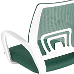 Офисное кресло с основанием из белого пластика Desk chairs Green варинант исполнения - 7 | Loft Concept в Самаре