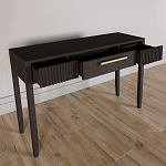 Элегантная Консоль Primo с выдвижным ящиком Темный орех варинант исполнения - 5 | Loft Concept в Самаре