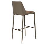 Стул барный с терракотовой обивкой из экокожи Spectacular High Chair варинант исполнения - 2 | Loft Concept в Самаре