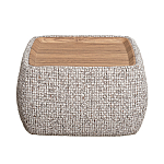 Столик прикроватный мягкий Soft Table from Chenille варинант исполнения - 1 | Loft Concept в Самаре