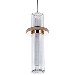 Подвесной светильник золото Odile Acrylic Tube Hanging Lamp Gold варинант исполнения - 1 | Loft Concept в Самаре