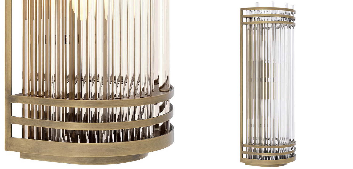 Бра Eichholtz Wall Lamp Gulf L Brass Бра Eichholtz Wall Lamp Gulf L Brass - Loft-Concept в Самаре