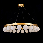 Люстра круглая с сферическими плафонами из натурального камня Phased Spheres варинант исполнения - 1 | Loft Concept в Самаре