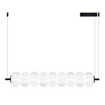 Светодиодный подвесной светильник линейный с белым воздушным плафоном Glowing Cloud варинант исполнения - 1 | Loft Concept в Самаре