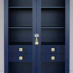 Дизайнерский шкаф витрина Elsa Dreams Blue с 4-мя ящиками варинант исполнения - 2 | Loft Concept в Самаре