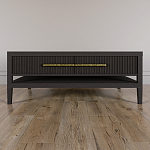 Кофейный стол Primo с двумя ящиками Темный орех варинант исполнения - 2 | Loft Concept в Самаре