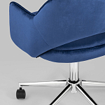 Кресло для компьютерного стола Veloury Blue варинант исполнения - 8 | Loft Concept в Самаре