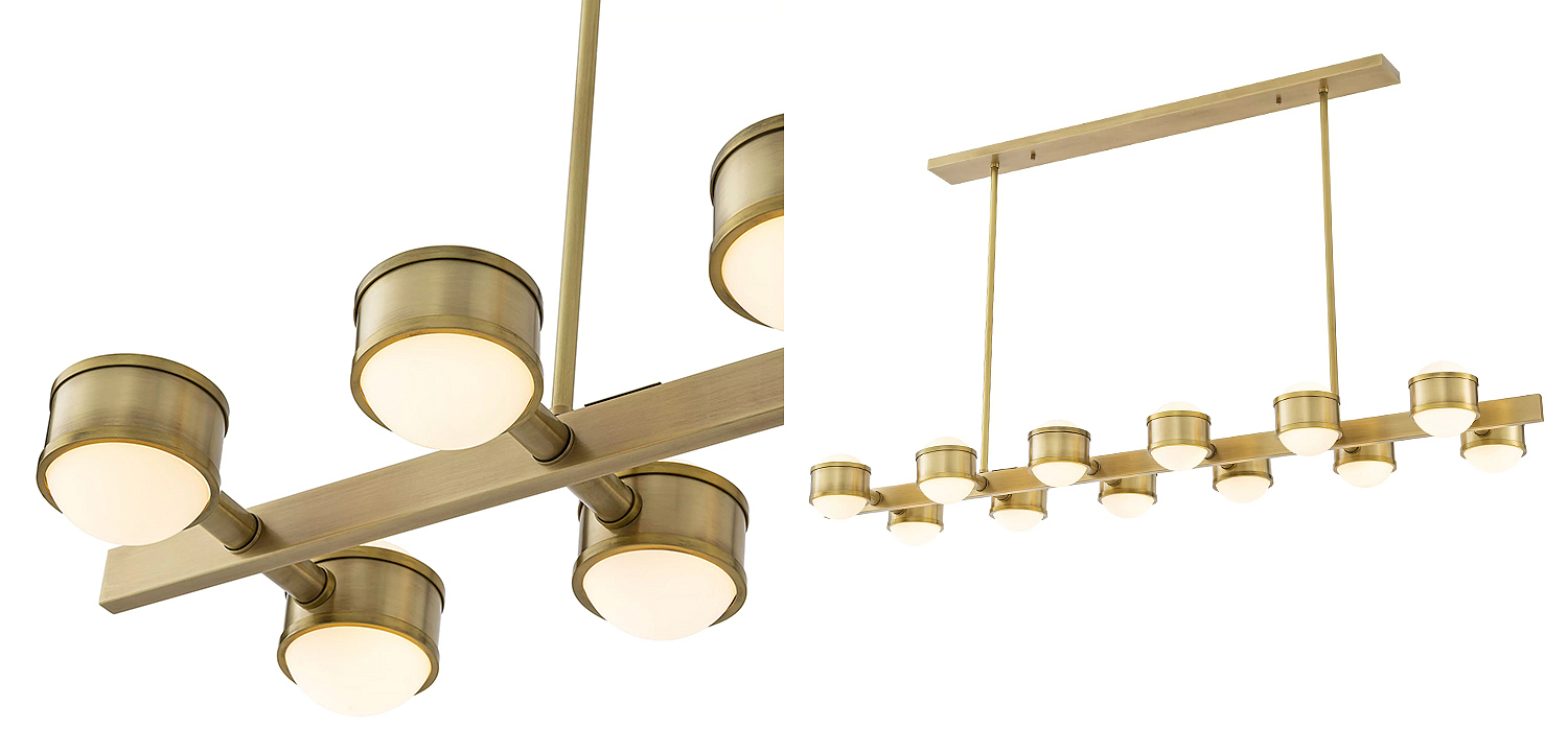 Люстра Eichholtz Chandelier Aldo Brass Люстра Eichholtz Chandelier Aldo Brass - Loft-Concept в Самаре