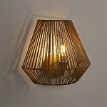 Бра с плетенным из пеньки абажуром Jutti H25 см варинант исполнения - 2 | Loft Concept в Самаре