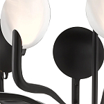 Люстра с плафонами в виде черно-белых дисков Ideal Shade Combination варинант исполнения - 1 | Loft Concept в Самаре