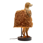 Настольная лампа Цурикат плафон из меха варинант исполнения - 2 | Loft Concept в Самаре