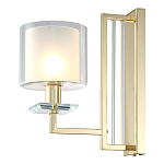 Бра с геометрическим каркасом из металла и цилиндрическим стеклянным плафоном Laurent варинант исполнения - 6 | Loft Concept в Самаре