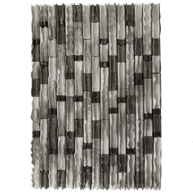 Фактурное Панно на стену Energy Flow Черный бетон Серый в Самаре | Loft Concept 