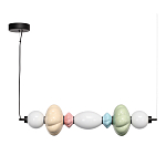 Подвесной светильник линейный с керамическими элементами 24W LED Fragrant Light варинант исполнения - 3 | Loft Concept в Самаре