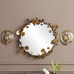 Бра круглое с прозрачным рельефным плафоном Crystal Prism варинант исполнения - 3 | Loft Concept в Самаре