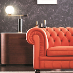 Дизайнерский комод овальной формы с белой столешницей и 4-мя ящиками Gioli варинант исполнения - 3 | Loft Concept в Самаре