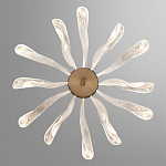 Люстра с крупными рельефным декором в виде лепестков 60 см Ethereal Bloom варинант исполнения - 4 | Loft Concept в Самаре