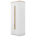 Шкаф платяной с белым глянцевым фасадом Grace of Furniture варинант исполнения - 2 | Loft Concept в Самаре