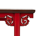 Деревянная консоль в китайском стиле красная Tang Console Table варинант исполнения - 5 | Loft Concept в Самаре